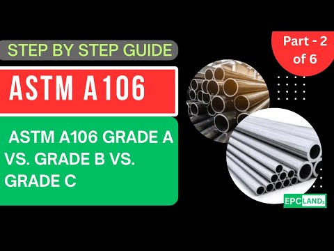 ASTM A106 Grade A vs. Grade B vs. Grade C: Which One to Choose? (Part 2/6)