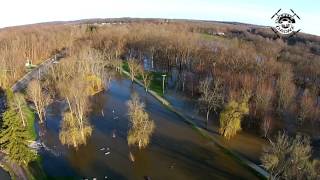 preview picture of video 'LOCK 4 Canal Fulton, Ohio Flooding April 10th 2015'