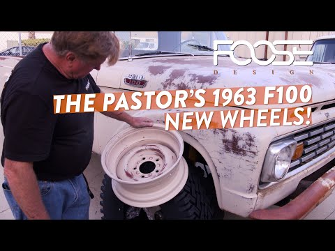 The Pastor’s 1963 F100 New Wheels!