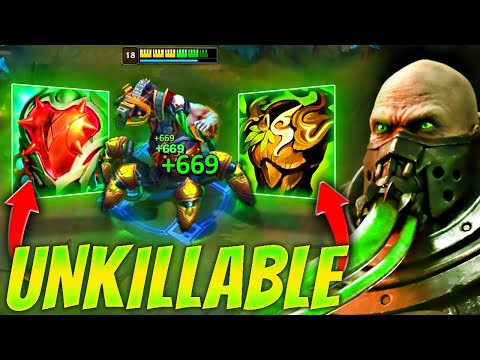 Tank Urgot is UNKILLABLE (PERMA FULL HP)