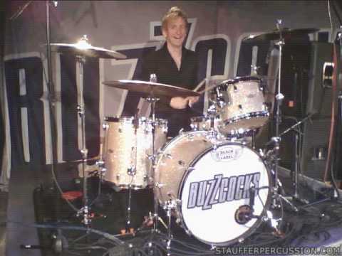 Danny Farrant - Buzzcocks drummer breaking in new kit
