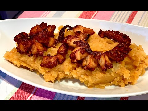 RECETA DE PATATAS REVOLCONAS CON GUIRNALDA CRUJIENTE DE PULPO | COCINA CON JORDI FERRAN