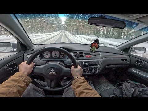 ТЕСТ ДРАЙВ ОТ ПЕРВОГО ЛИЦА - 2007 MITSUBISHI LANCER 9 2007 1.6MT