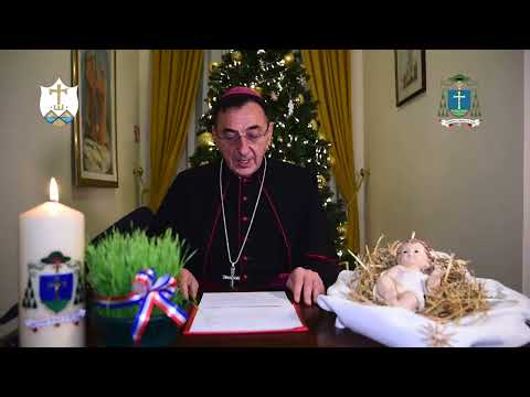 Božićna čestitka mons.  Marka Mede 2026