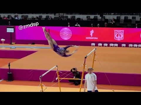 Angelina Melnikova - 14,500 Uneven Bars Final 🥈- World Championships 2025