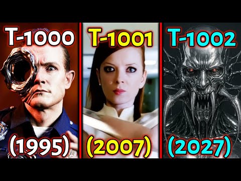 Entire Life Of Liquid Metal Terminators - Explored - From T-1000 To T-1002, Most Lethal Terminators