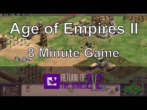 Aoe2: 8 Minute Tournament Game (RotK 3rd Place G1)