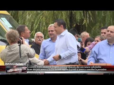 Astăzi, județului Tulcea i au fost repartizate 9 microbuze destinate transportului de elevi