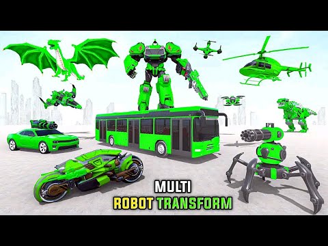Mech Car Robot Futuristic City: Blue Robot Bike Jet Transform 2023 Part2 - Android iOS Gameplay