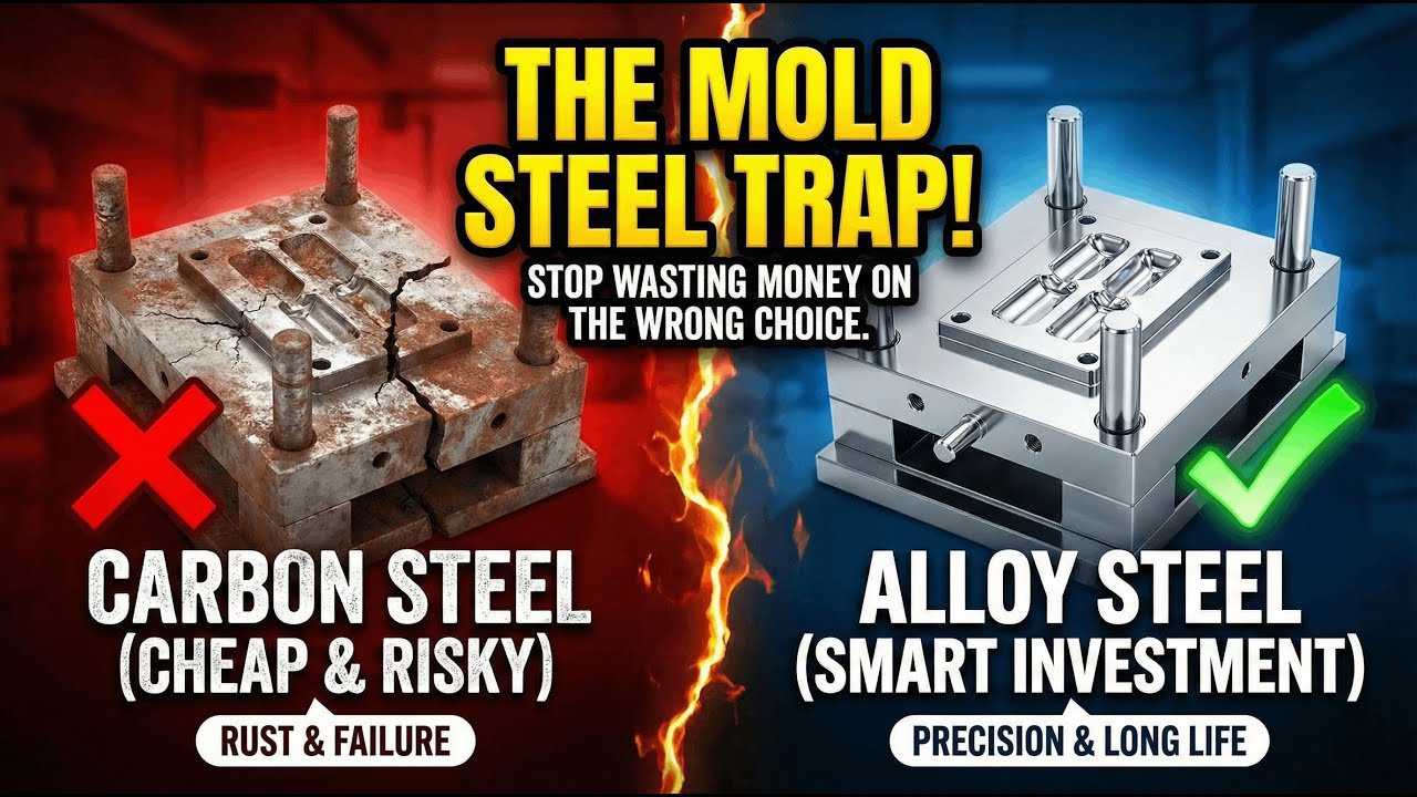 Alloy Steel vs. Carbon Steel: The Ultimate Guide for Injection Molds