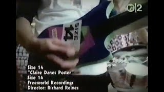 Size 14 - Claire Danes Poster OFFICIAL VIDEO (LA 1990s Pop Punk Band)
