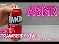 Fanta Strawberry Kiwi ASMR Unboxing Fizzy Soda Sounds Refreshing Bubbles Asmr