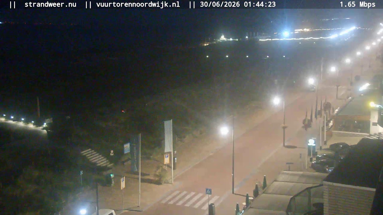 Live webcam view of Noordwijk aan Zee Boulevard & Beach