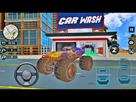 Car Wash Garage Service Workshop - Monster Truck Wash | NEW UPDATE | - Android Gameplay FHD
