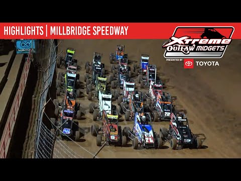 Xtreme Outlaw Midget Series Presented by Toyota | Millbridge Speedway | Nov. 4, 2025 | HIGHLIGHTS
