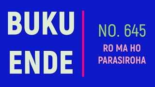 Download lagu BUKU ENDE NO. 645 'RO MA HO PARASIROHA' AYAT 1-2 DENGAN CHORDS mp3