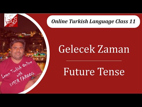 Learn Turkish Language Online - Class 11