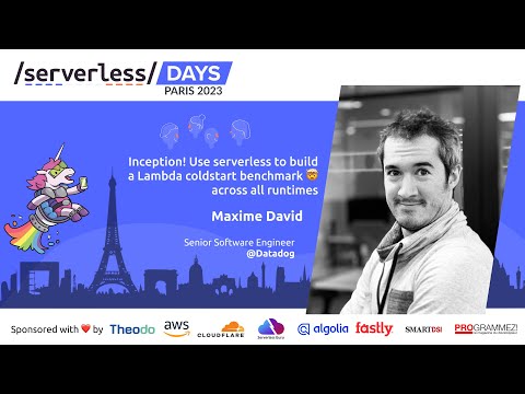 Inception! Use serverless to build a Lambda coldstart benchmark across all runtimes - Maxime David