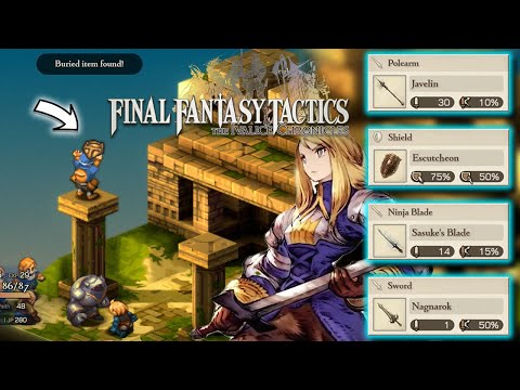 These Rare Items Can Break Final Fantasy Tactics | Nelveska Temple Rare Treasures