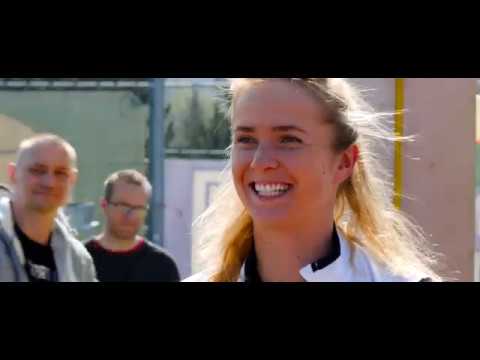 EMPIRE Tennis Academy: Elina Svitolina and kids in Trnava, Slovakia