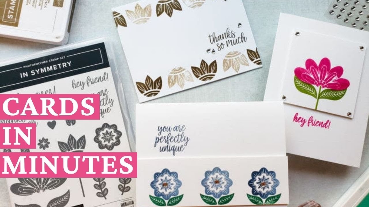 3 Beautiful Simple Stamping Card Ideas In Minutes!