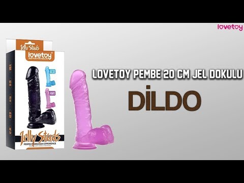 Lovetoy Pembe 20 cm Jel Dokulu Dildo