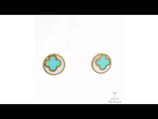 حلق  ذهب عيار 18 (ER.5292T)