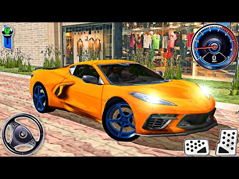 Driving School Sim - New City Driver Car Chevrolet Corvette | Android Gameplay | Part 19