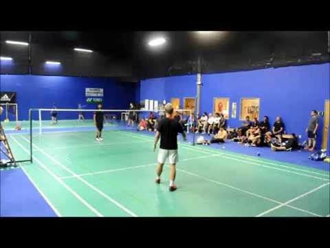 Badminton MS Final - PAANC Tournament 2015 Mathias Borg - Abhay Qureshi