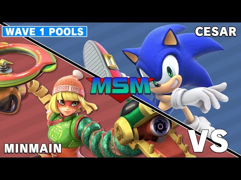 Offline MSM 242 - MinMain (Min Min) VS Lt. Glug | Cesar (Sonic/DarkPit) Wave 1 Pools