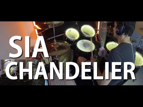SIA - CHANDELIER - Drum Cover (Metal Version) | By Joey Drummer