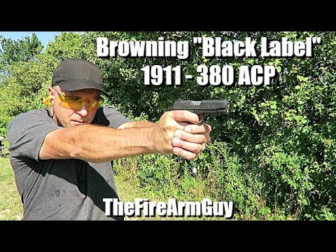 Browning Black Label .380 - a 7/8 scale 1911 on Rider's Range