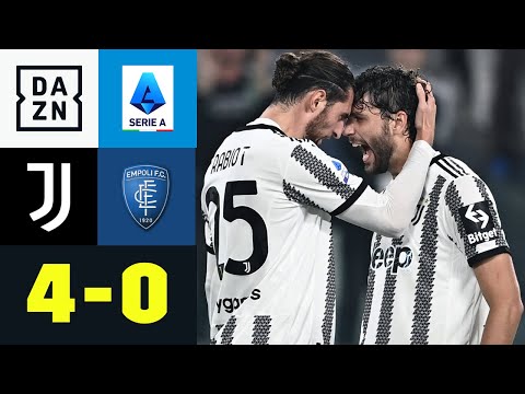 Rabiot-Doppelpack macht den Deckel drauf - Juve enorm effektiv: Juve - Empoli 4:0 | Serie A | DAZN
