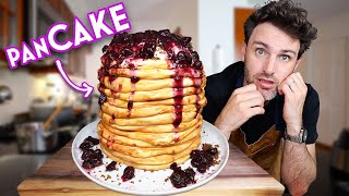 Making the Pancake Stack Showstopper from the Great British Bake Off