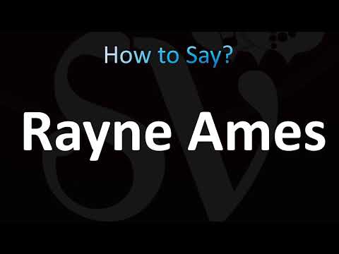 How to Pronounce Rayne Ames (Mashle)