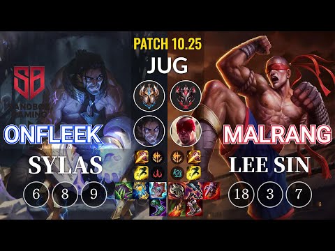 SB OnFleek Sylas vs Malrang Lee Sin Jungle - KR Patch 10.25