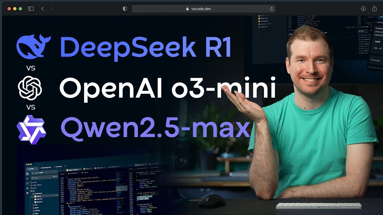 Coding Comparison of DeepSeek R1 - o3-mini - Alibaba Qwen 2.5 Max