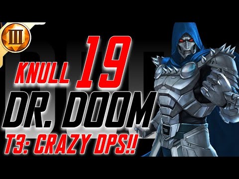 Dr DOOM Slays Knull 19!! Mephisto 16!! Crazy T3 DPS!! #Mff #Marvel #WBL #Doom #3099