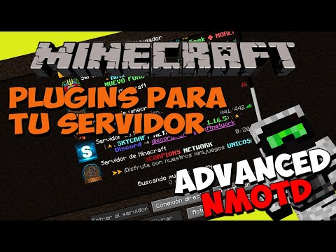 PLUGINS for your Minecraft SERVER - ADVANCEDNMOTD (Description for your Server!)