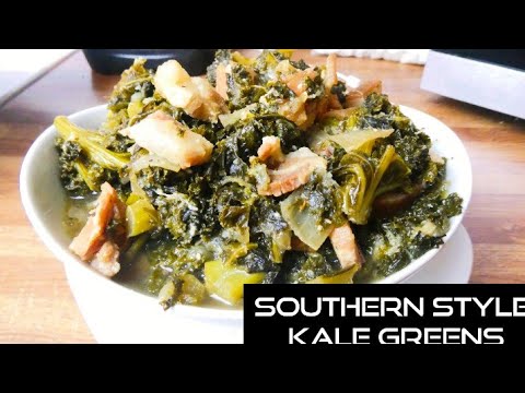 Southern Style Kale Greens Recipe @Christinesworldspice  #recipe #viral #kale