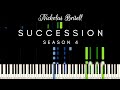 SUCCESSION - Andante Risoluto by Nicholas Britell | PIANO TUTORIAL + SHEETS (arr. Paul Hankinson)