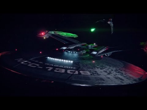 USS Discovery battles Klingons
