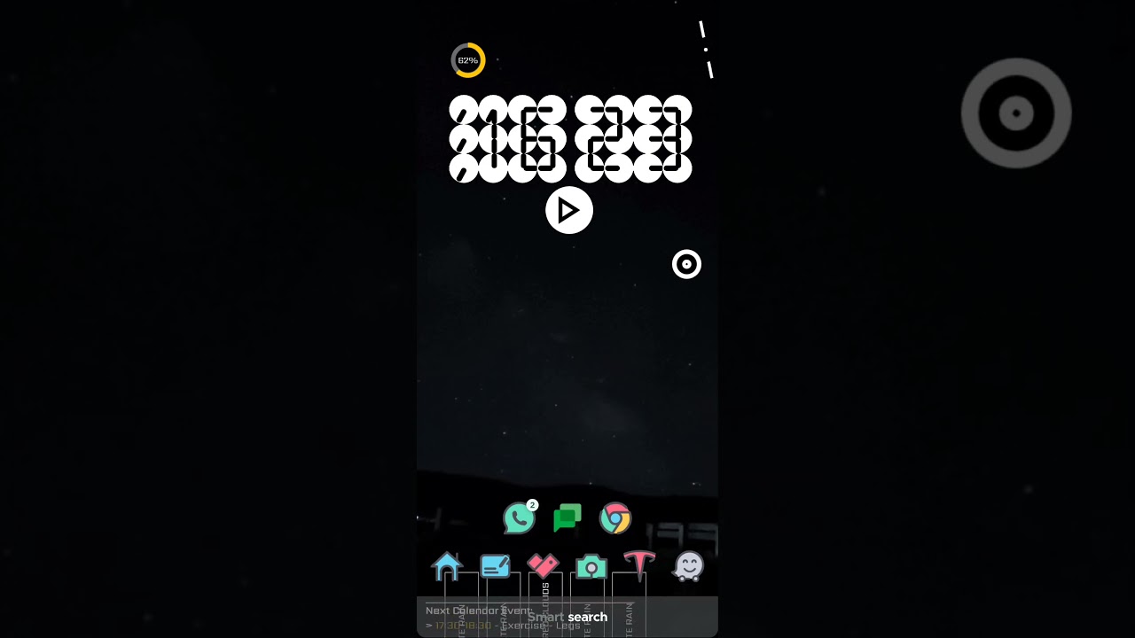 KLWP clock inspired by clockclock24