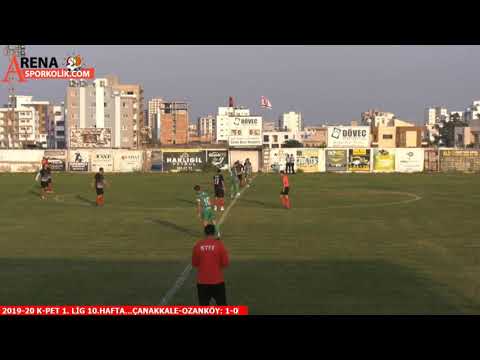 2019-20 K-PET 1. LİG 10.HAFTA…ÇANAKKALE-OZANKÖY: 1-0