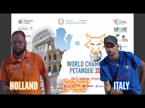 Un finale da brividi! 😱 Rizzi sfida Koogje nella semifinale più combattuta del Mondiale di Petanque