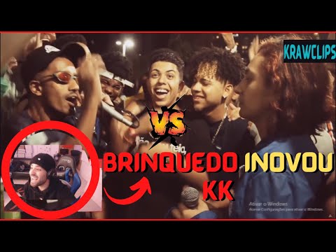 KRAWK-REAGINDO O (DESAFIO) BRINQUEDO X JESSIKINHA | 166ª Batalha da Aldeia | Barueri | SP