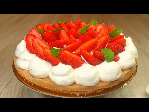 No-Bake Strawberry Tart