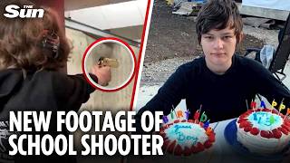 Download lagu Haunting video of Canada school shooter firing hand gun before horrific attack mp3