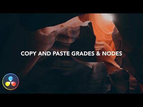 How to Copy and Paste Color Grades and Nodes in DaVinci Resolve