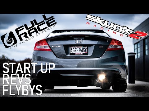 2012-2015 Honda Civic Si | Full Race exhaust w/Skunk 2 downpipe STARTUP, REVS, FLYBY